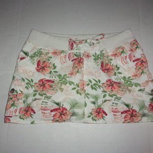 Fresh Made cotton floral mini skirt